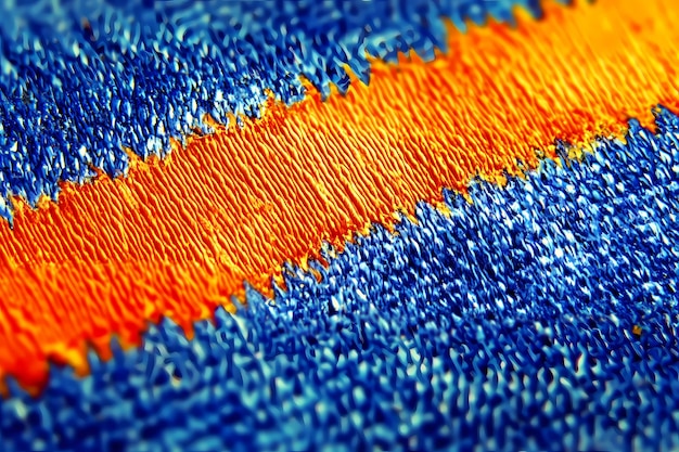 Detail vyšívanej látky